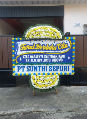 Papan Bunga Duka di Japara