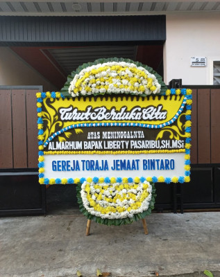 Papan Bunga Duka di Japara